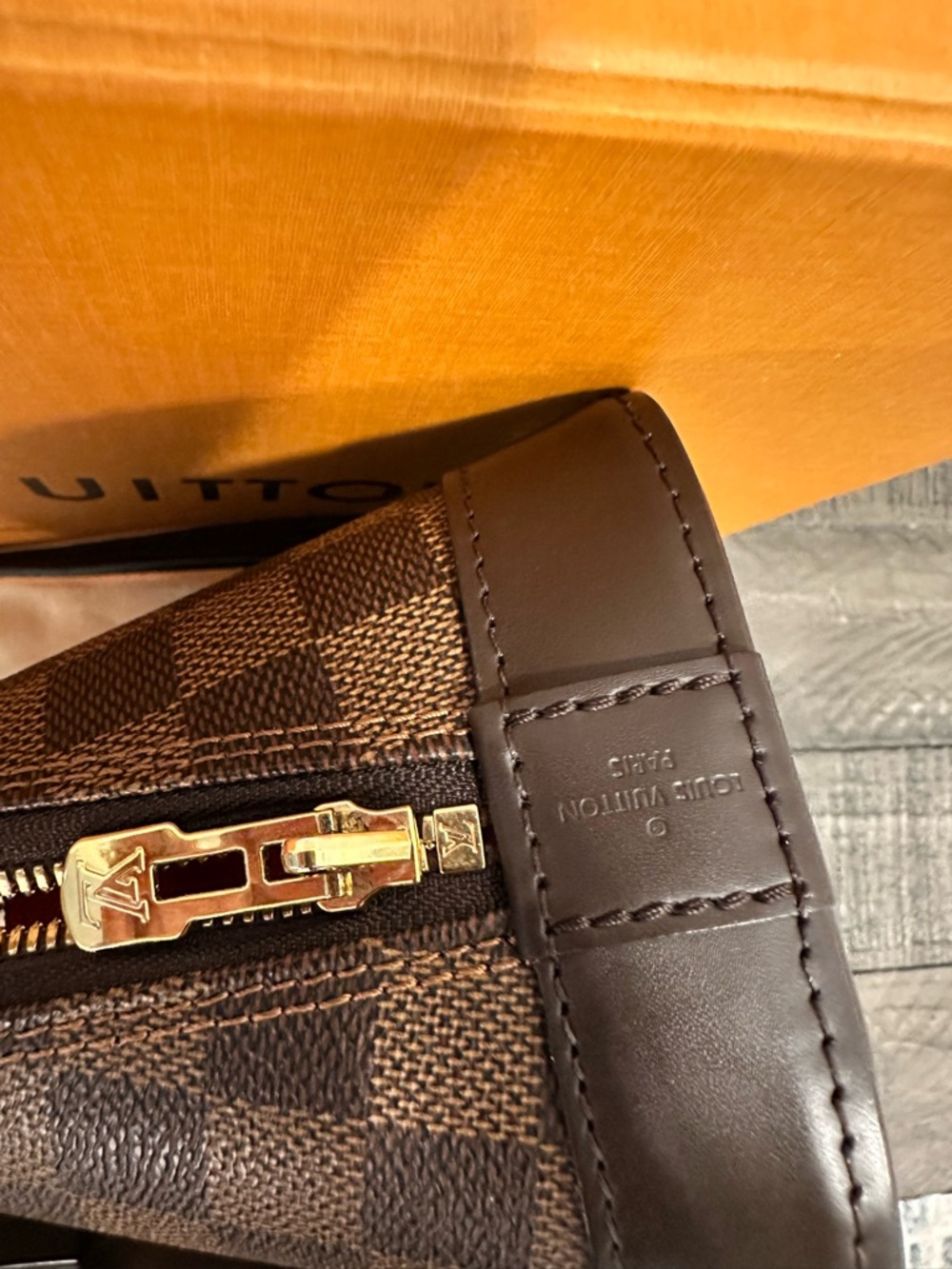 Louis Vuitton Damier Ebene Alma BB Handbag with Adjustable Strap - Picture 11 of 16